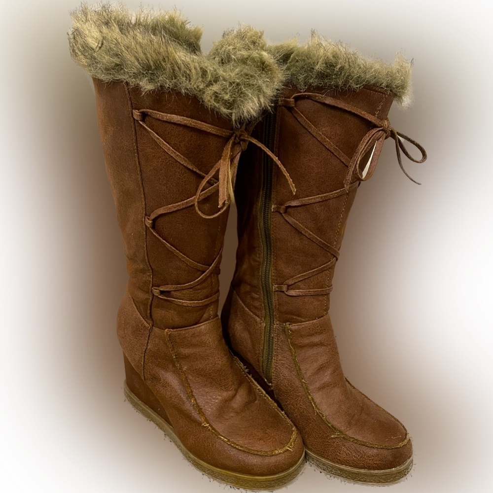 SM New York Irony Faux Suede Boots